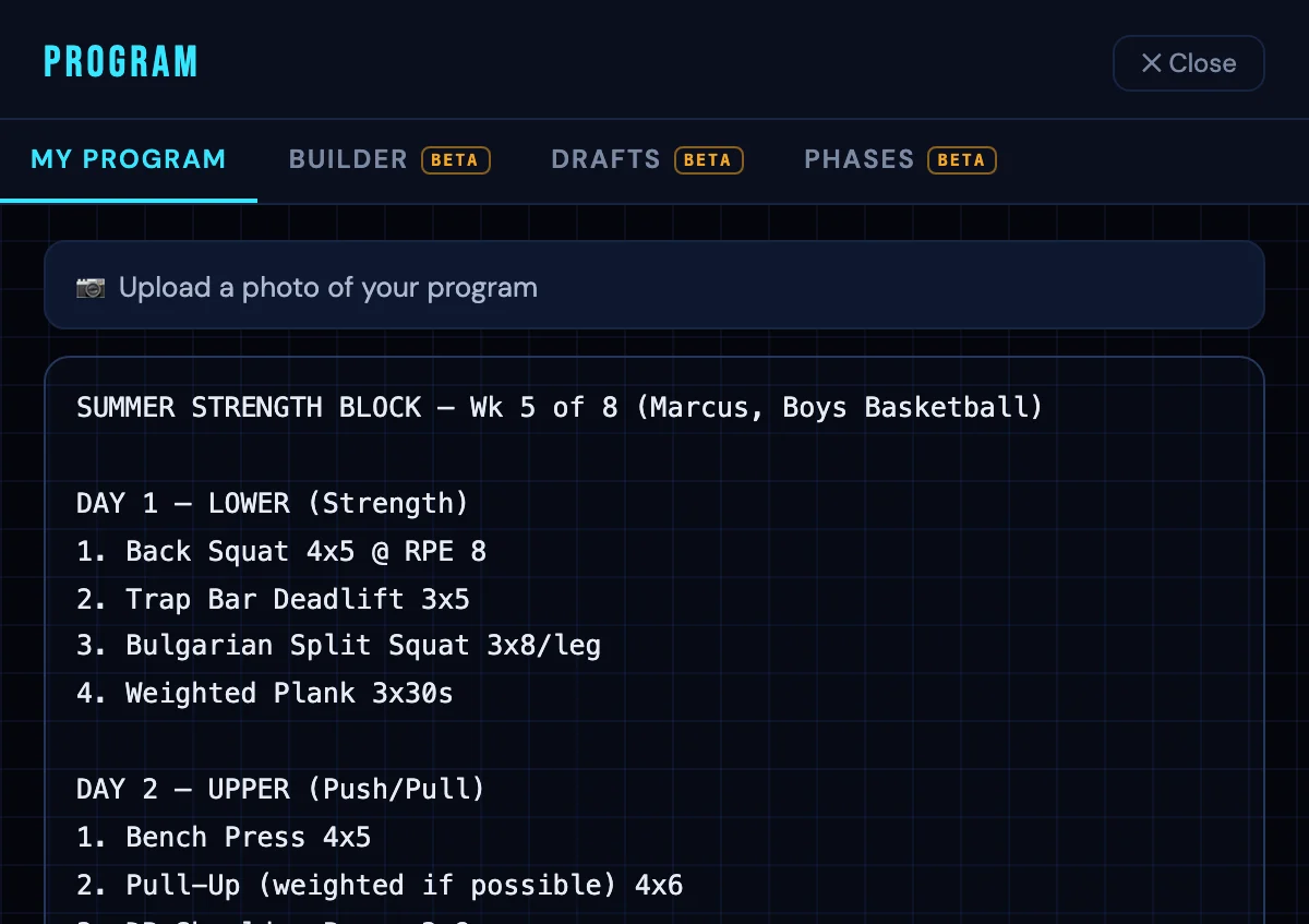 A Program Built Around You: Wilco app screenshot
