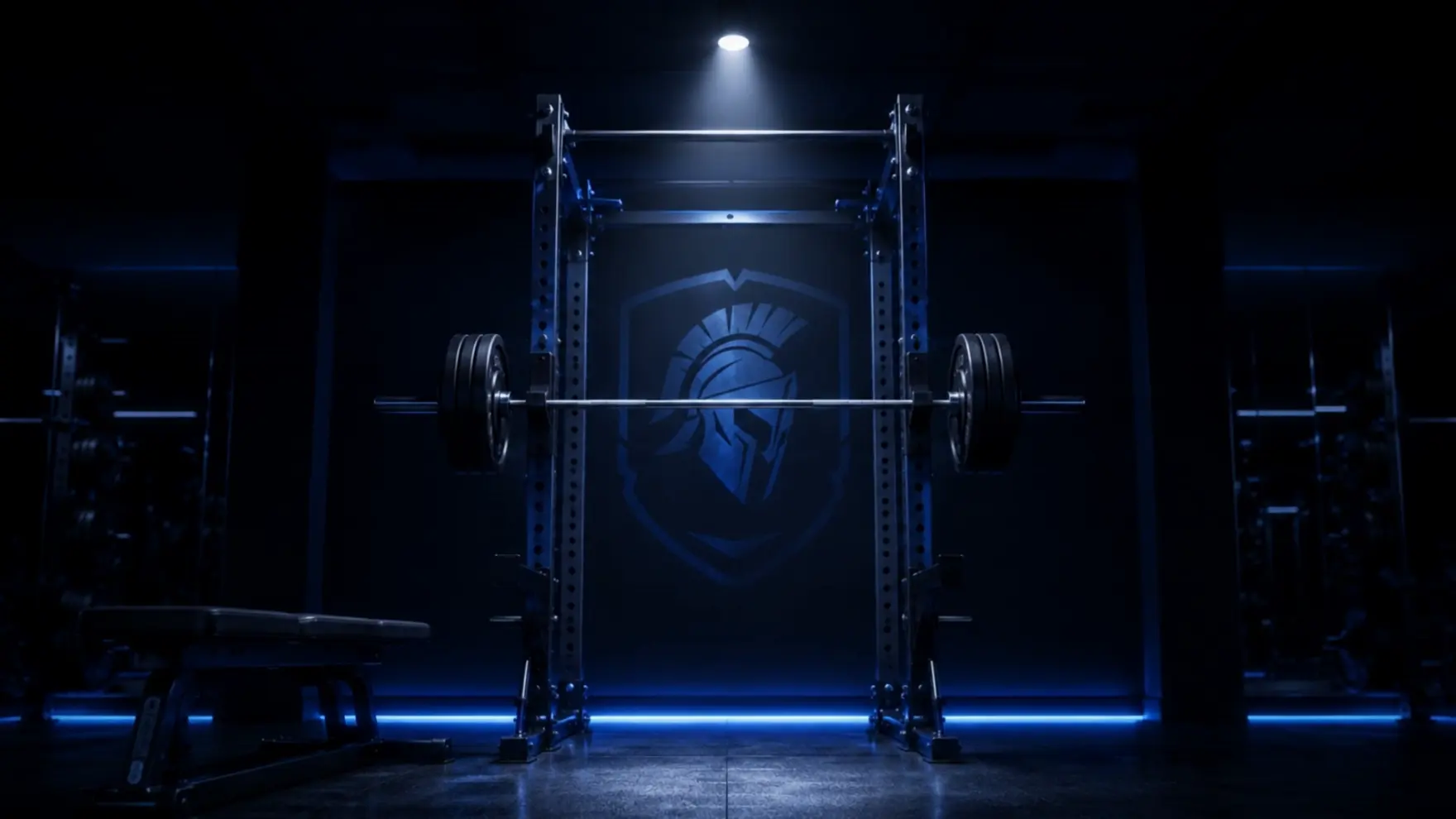 Squat rack station